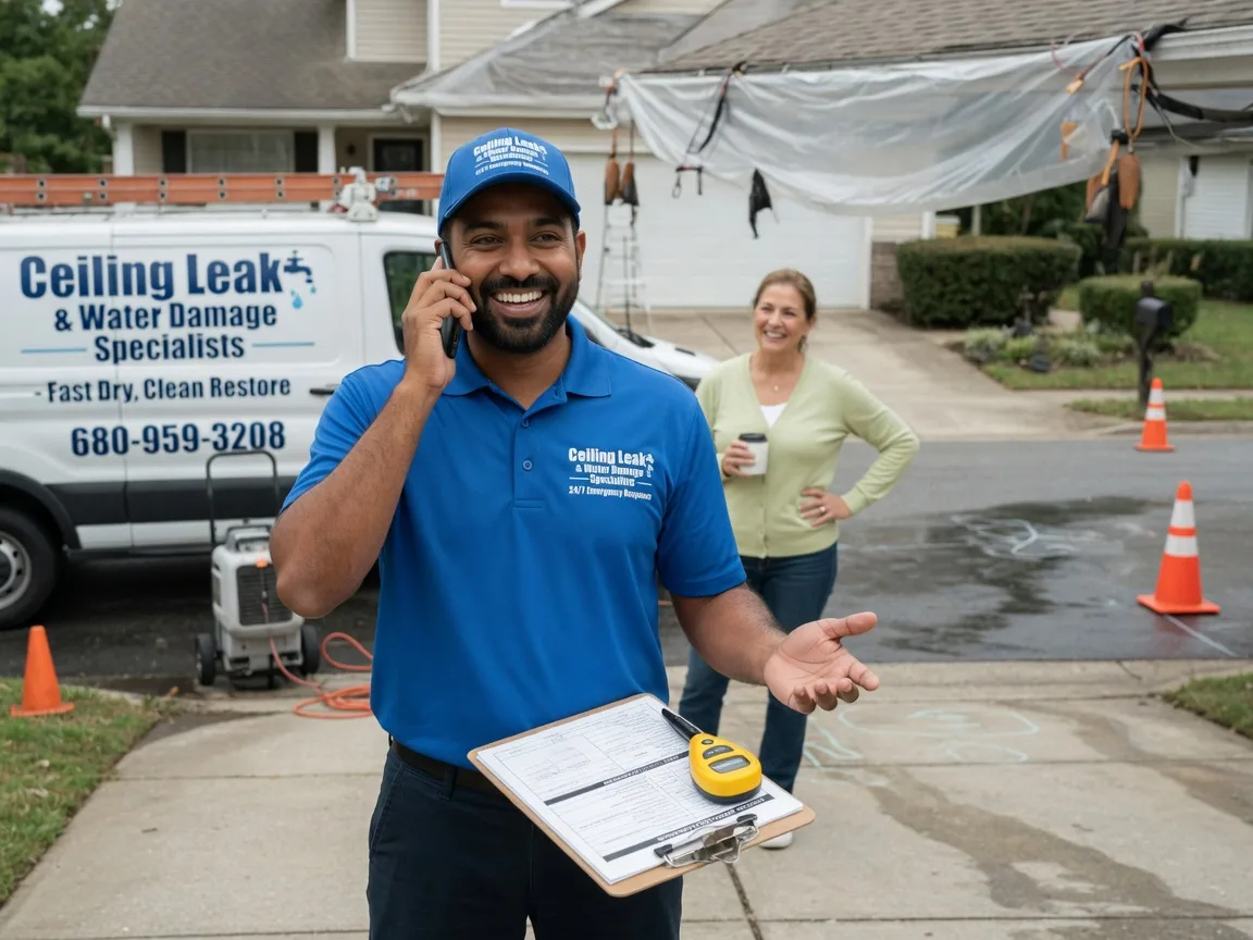 Ceiling Leak Cleanup Sutton, AK FAQs